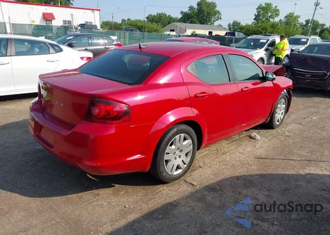 2014 Dodge Avenger Se z USA, uszkodzony, nr VIN 1C3CDZAB3EN130701